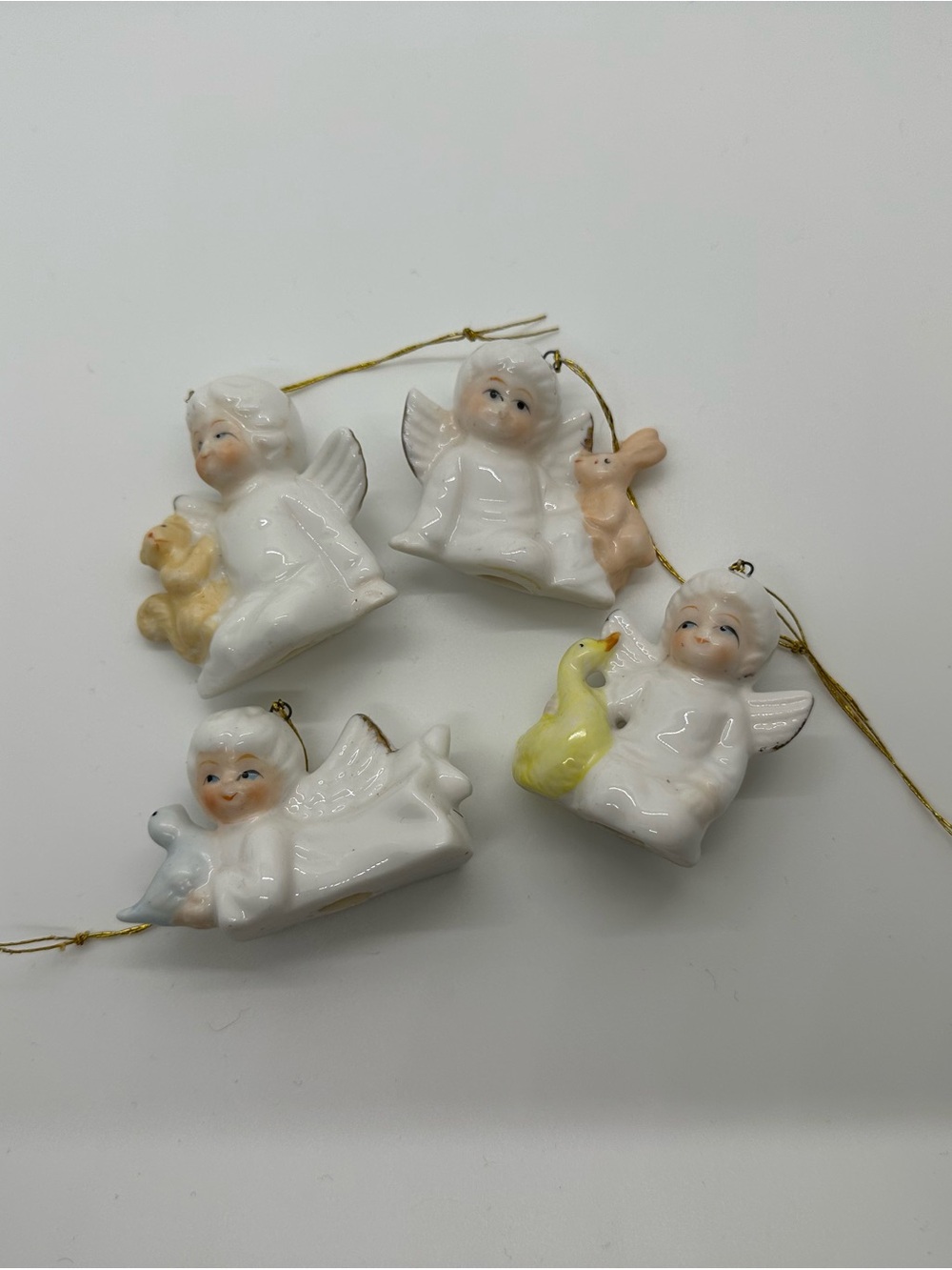 Small Ceramic Angel and Pet Ornaments